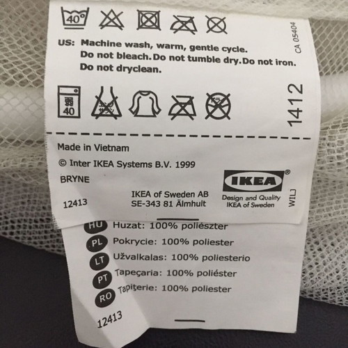 IKEA Bryne mosquito net used with 55 cm hoop diameter