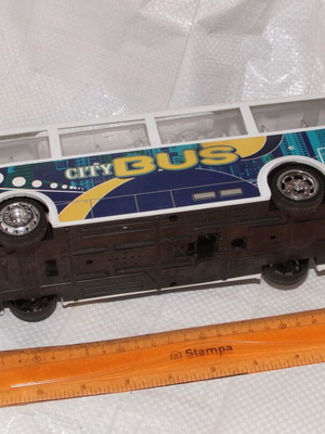 Plastic bus used, large in good condition