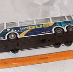 Plastic bus used, large in good condition