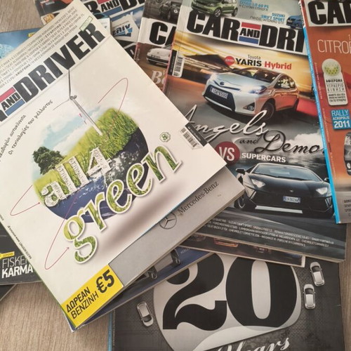 Car and Driver car magazines, pack of 20