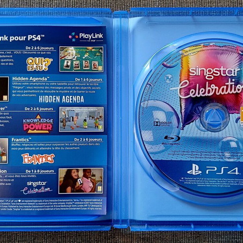 Singstar Celebration PS4 used, complete and in excellent condition
