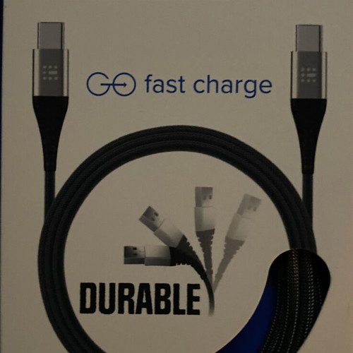 Fast Charge charging cable Type C to Type C black 1.2m new