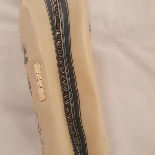 Axel cosmetic case used, beige, vintage