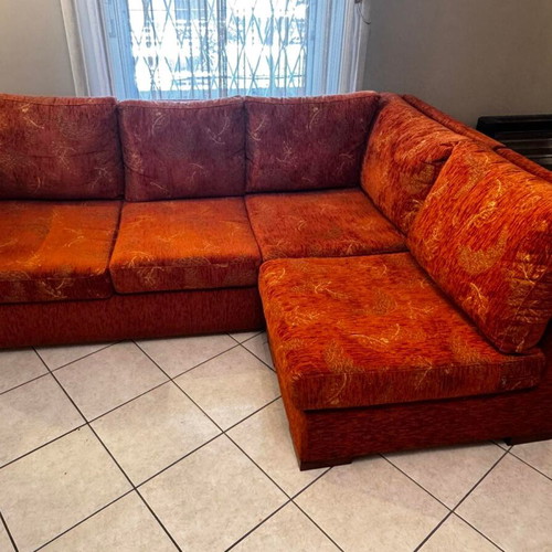 Corner sofa 3-seater with recliner like new