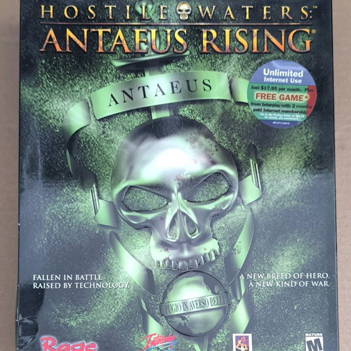 Hostile Waters Antaeus Rising PC CD-ROM like new, Big Box