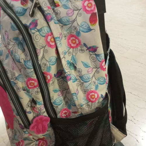 School trolley bag like new for girls with handle and shoulder straps