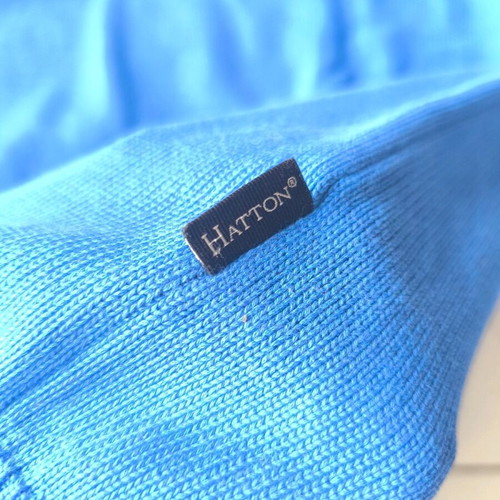 Finch Hatton cotton sweater size L like new, blue