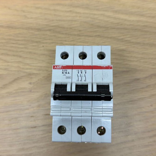 ABB S273 K16A circuit breaker like new