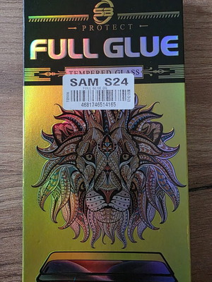 Tempered glass Samsung S24 like new, compatible with Samsung S25
