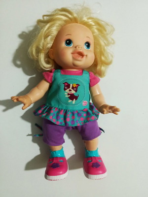 Wanna Walk Doll by Hasbro 2011 used with sound and movement