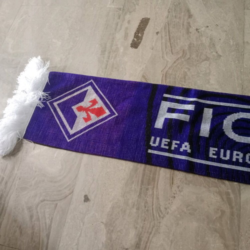 Fiorentina collectible scarf Conference League Final 2024 double-sided knitted new