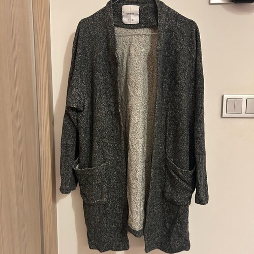 Zara long grey panofori like new, size L