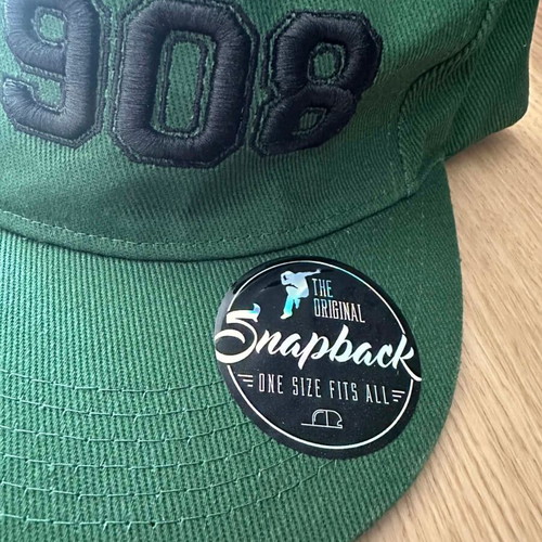 Panathinaikos 1908 Flat Snapback Hat like new, green