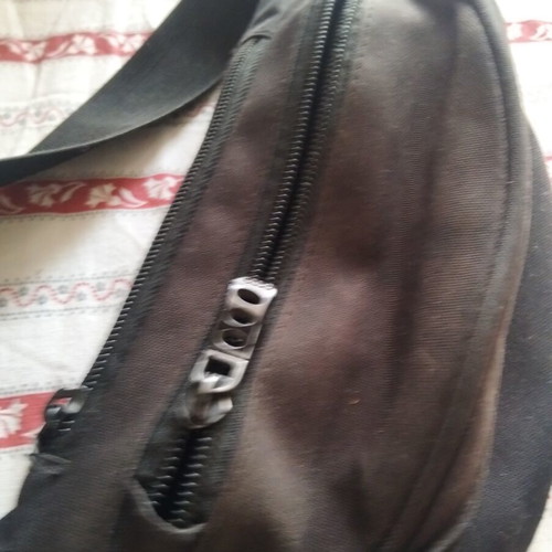 Waist bags Polo black used, with broken zipper, pack