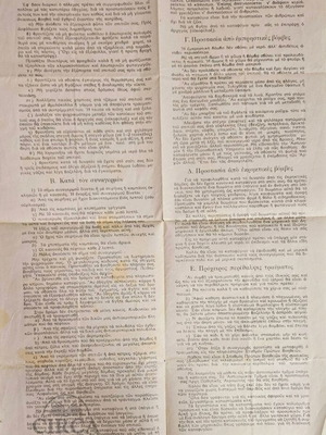 Αφίσα Οδηγίες Πολιτικής Άμυνας 1939 μεταχειρισμένη, WWII