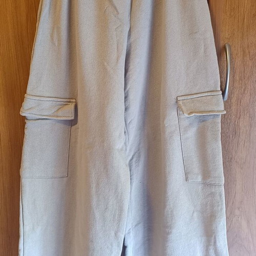 Zara cargo pants for 10-year-old girl, beige, 140 cm