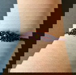  Χειροποίητο βραχιόλι macrame ρυθμιζόμενο σε καφέ χρώμα