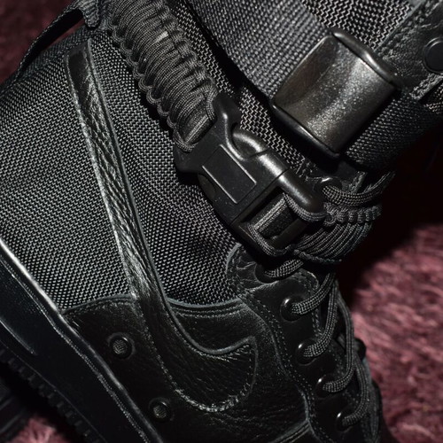 Nike SF-Air Force 1 Triple Black sneakers like new, size 46