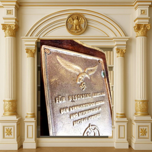 Bronze Plaque Award from Norwegian Air Command General used