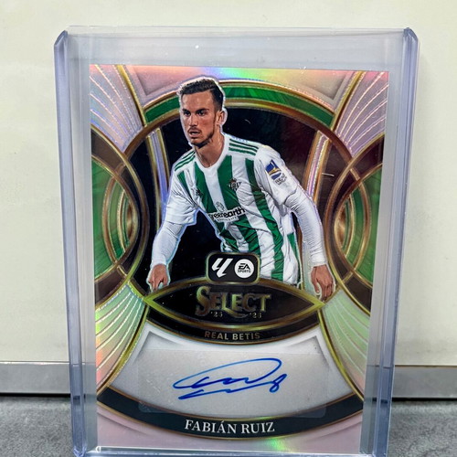 Panini Select 25/26 Fabian Ruiz Autograph Base Silver Prizm Real Betis card like new