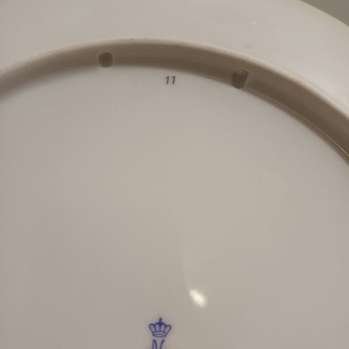 Vintage porcelain plate Kaiser with grouse bird used