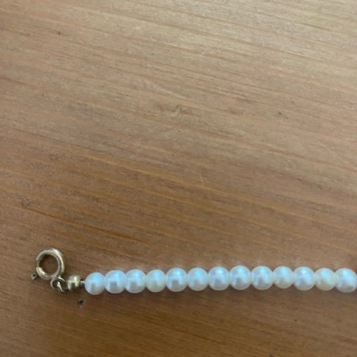 Bracelet with beads and cross