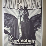 Nirvana A4 poster, Kurt Cobain