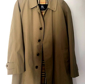 BURBERRY LONDON Ανδρική καμπαρντίνα, μπεζ χρώματος μέγεθος LARGE