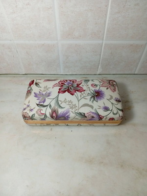 Μπιζουτιέρα ταξιδιού καινούργια με floral μοτίβο πολύχρωμη