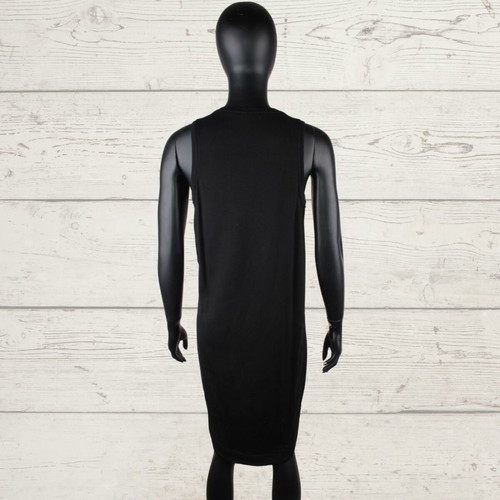 Atos Lombardini women's dress size L used, black and white sleeveless