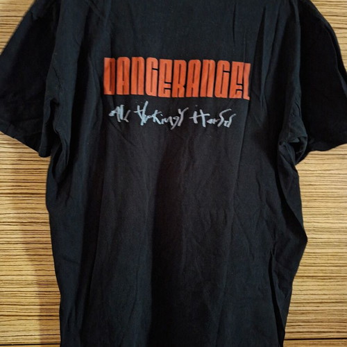 Danger Angel band t-shirt used, size Large, black