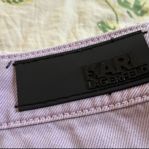Karl Lagerfeld purple jeans like new, size M 38 10