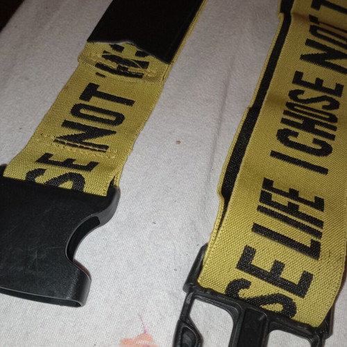 Strap with logo for suitcases new