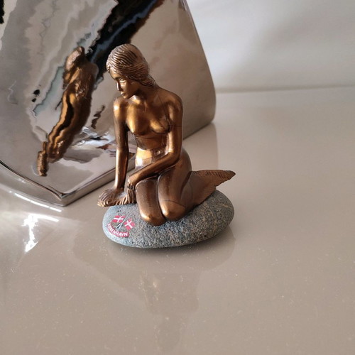 The Little Mermaid Statue Souvenir From Copenhagen in Excellent Condition