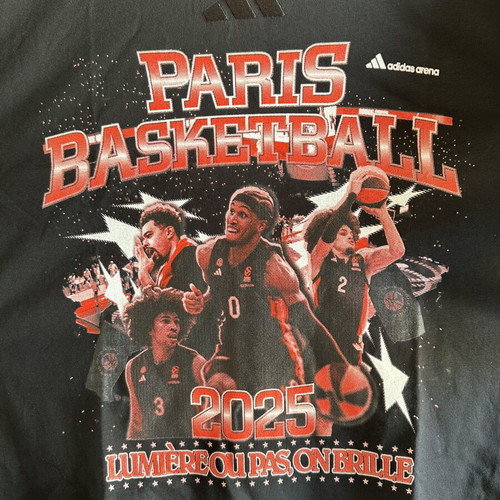 Adidas Paris Basketball T-shirt, original with labels