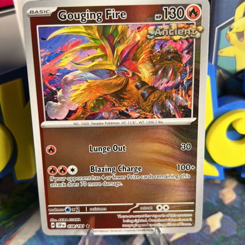 Gouging Fire SSP Ancient Pokemon card new -  0,69 - Vendora.cy