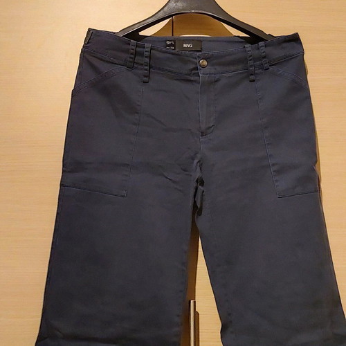 MNG blue women's pants size 38 like new