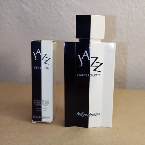 Jazz miniatures by YvesSaintLaurent used vintage 1988, set of 2