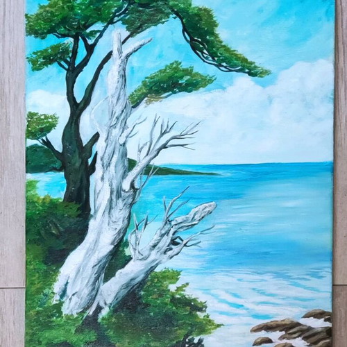 Oil painting on canvas new 50 x 40