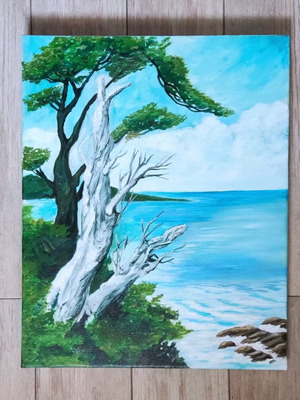 Oil painting on canvas new 50 x 40