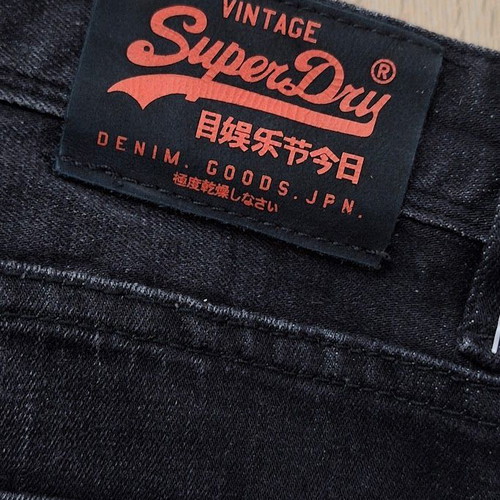 Superdry Black Skinny Jeans like new, size M