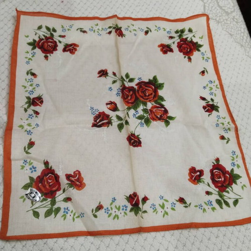 Handkerchiefs set used from personal family collection