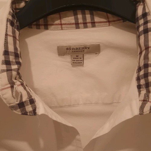 Burberry women's shirt size M like new, white