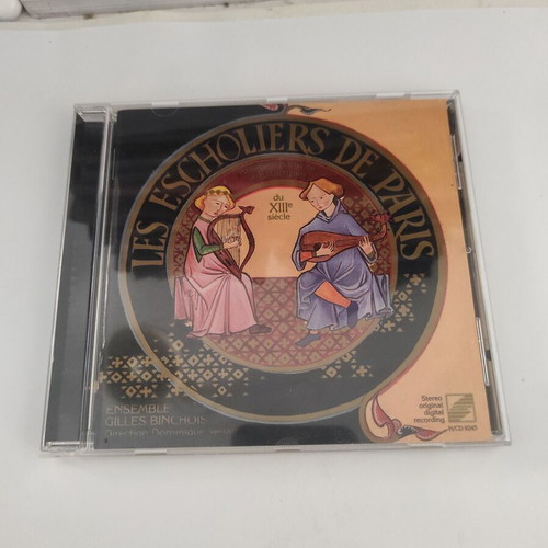 Ensemble Gilles Binchois & Dominique Vellard Les Escholiers De Paris CD album, folk