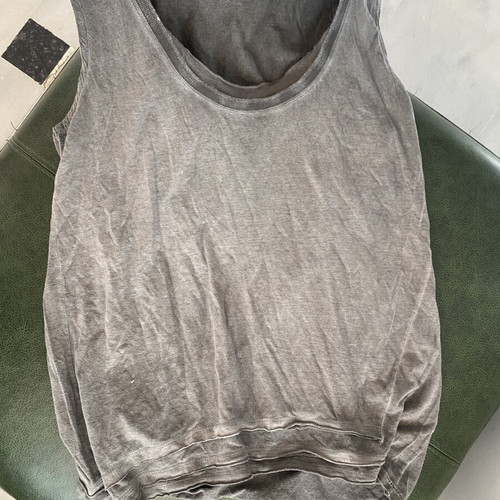 Diesel sleeveless cotton top like new, grey