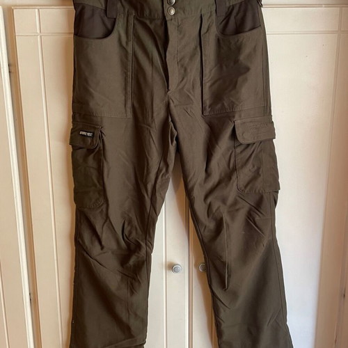 Harkila Scandinavia Complete Goretex Waterproof Hunting Pants like new, khaki, size 54