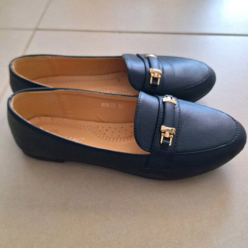 Bozikis loafers black size 37 like new