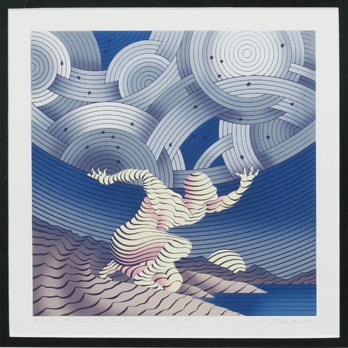 John Martineau Atlas Upholds The Heavens signed print