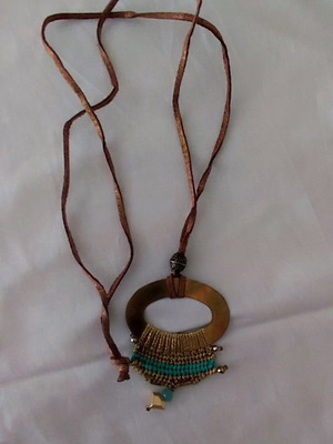 Handmade boho necklace