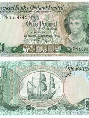 Northern Ireland 1 Pound Banknote 1979 Provincial Bank
